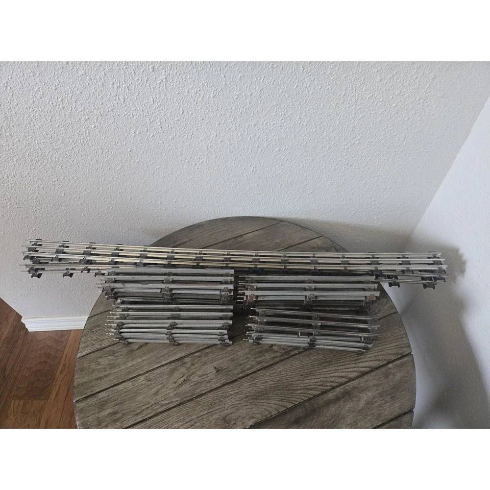 Vintage Lionel O Gauge Tubular Straight Track Lot 26 pc (3) 36
